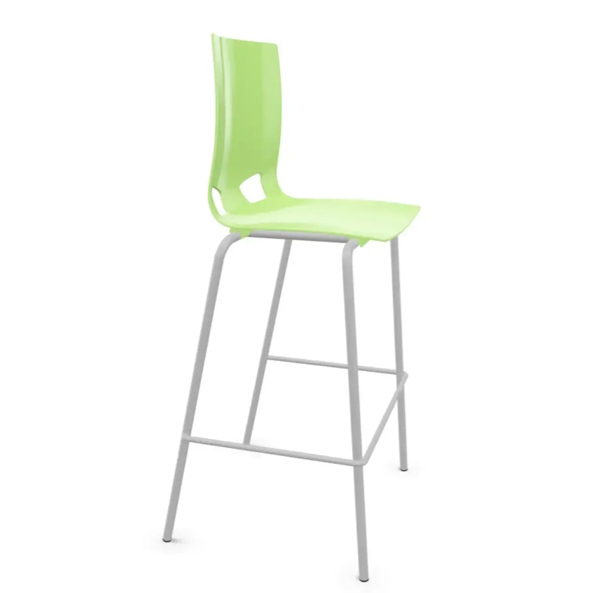 Tabouret haut FONDO HOCKER polypropylène vert photo du produit