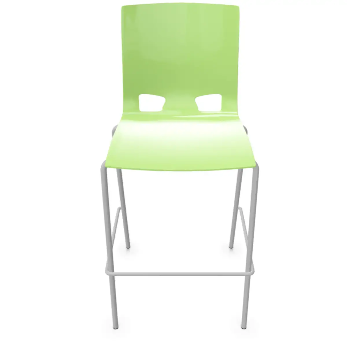 Tabouret haut FONDO HOCKER polypropylène vert photo du produit