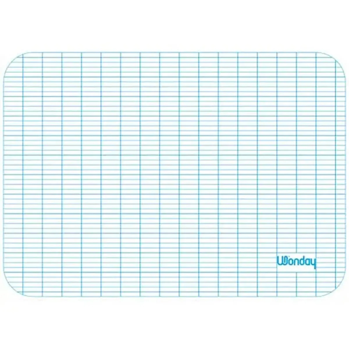 Ardoise effaçable à sec - 19 x 26 cm - 1 face unie/1face Seyès - Wonday photo du produit