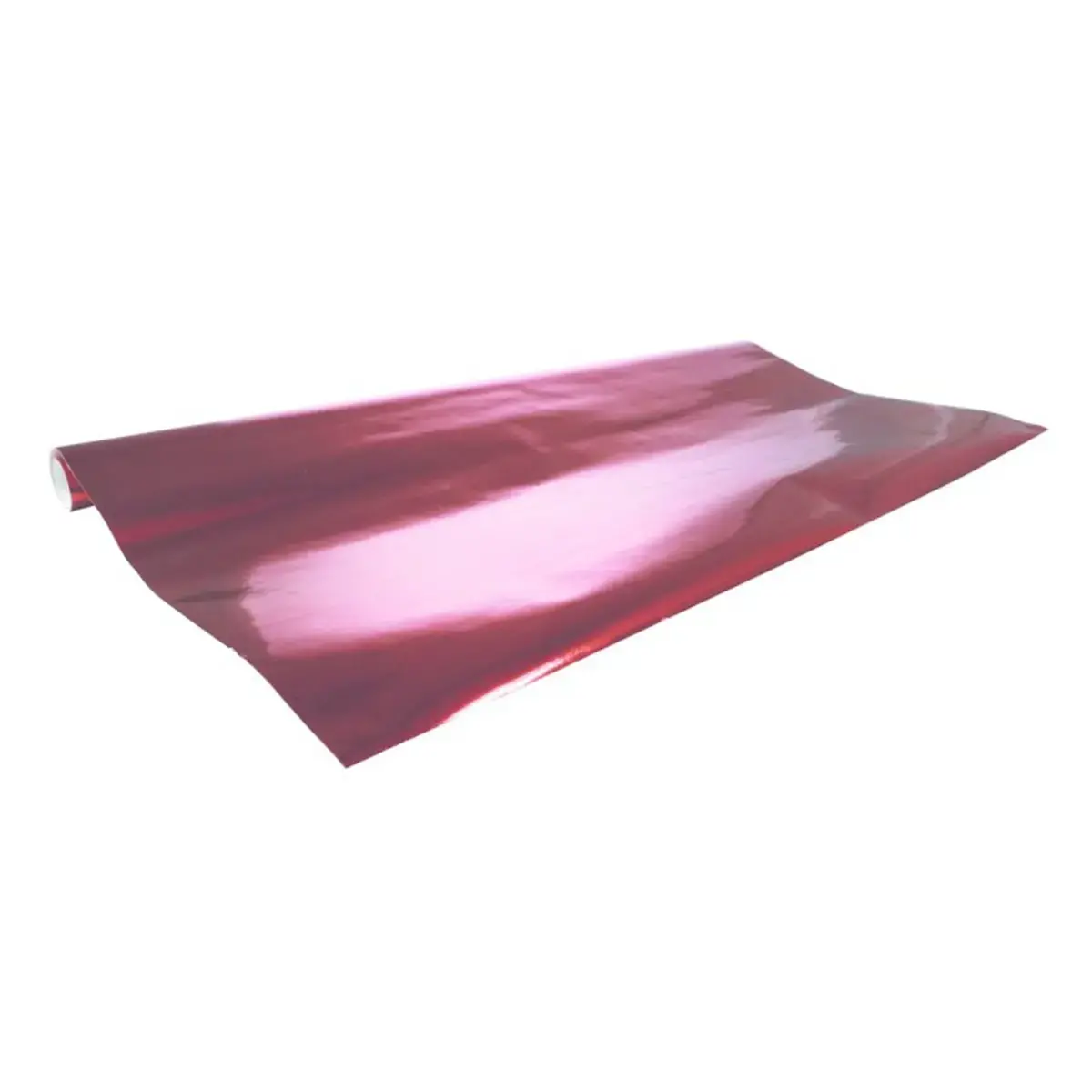 Rouleaux de papier m&eacute;tallis&eacute; - 2 x 0,7 m - Rouge photo du produit