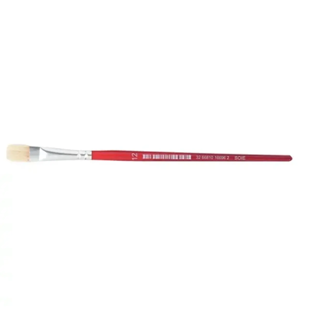 Pinceau plat pour peinture acrylique et huile - En soie - N°12 - OZ International photo du produit