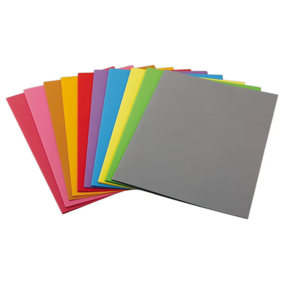 500 Chemises cartonn&eacute;es color&eacute;es - FIDUCIAL photo du produit