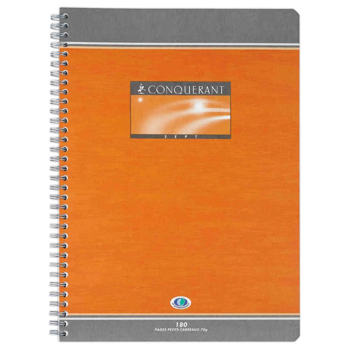 60 Cahiers à spirale 17x22cm - Réglure 5x5 - CONQUERANT photo du produit