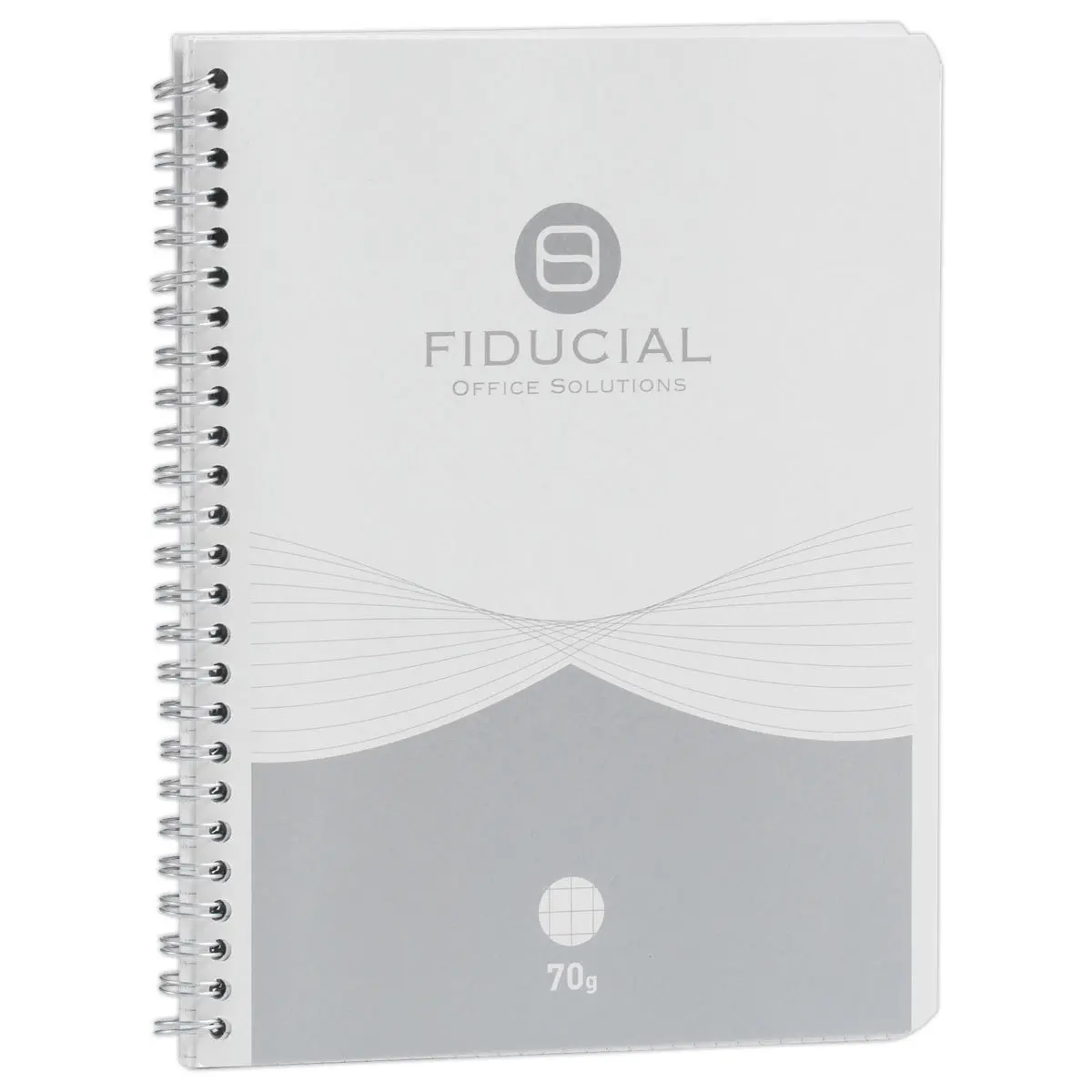 60 Cahier &agrave; spirales 70g, 17 x 22 cm - FIDUCIAL photo du produit