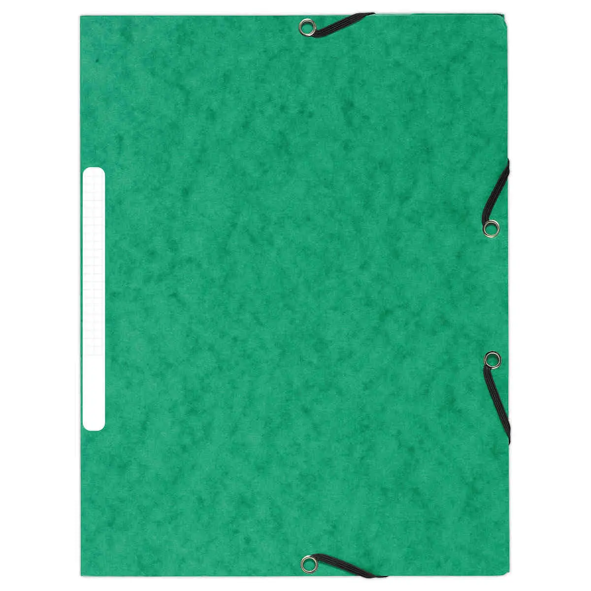 50 Chemises 3 rabats à élastiques 360 g - Dos de 1,5 cm - Assortis - EXACOMPTA photo du produit