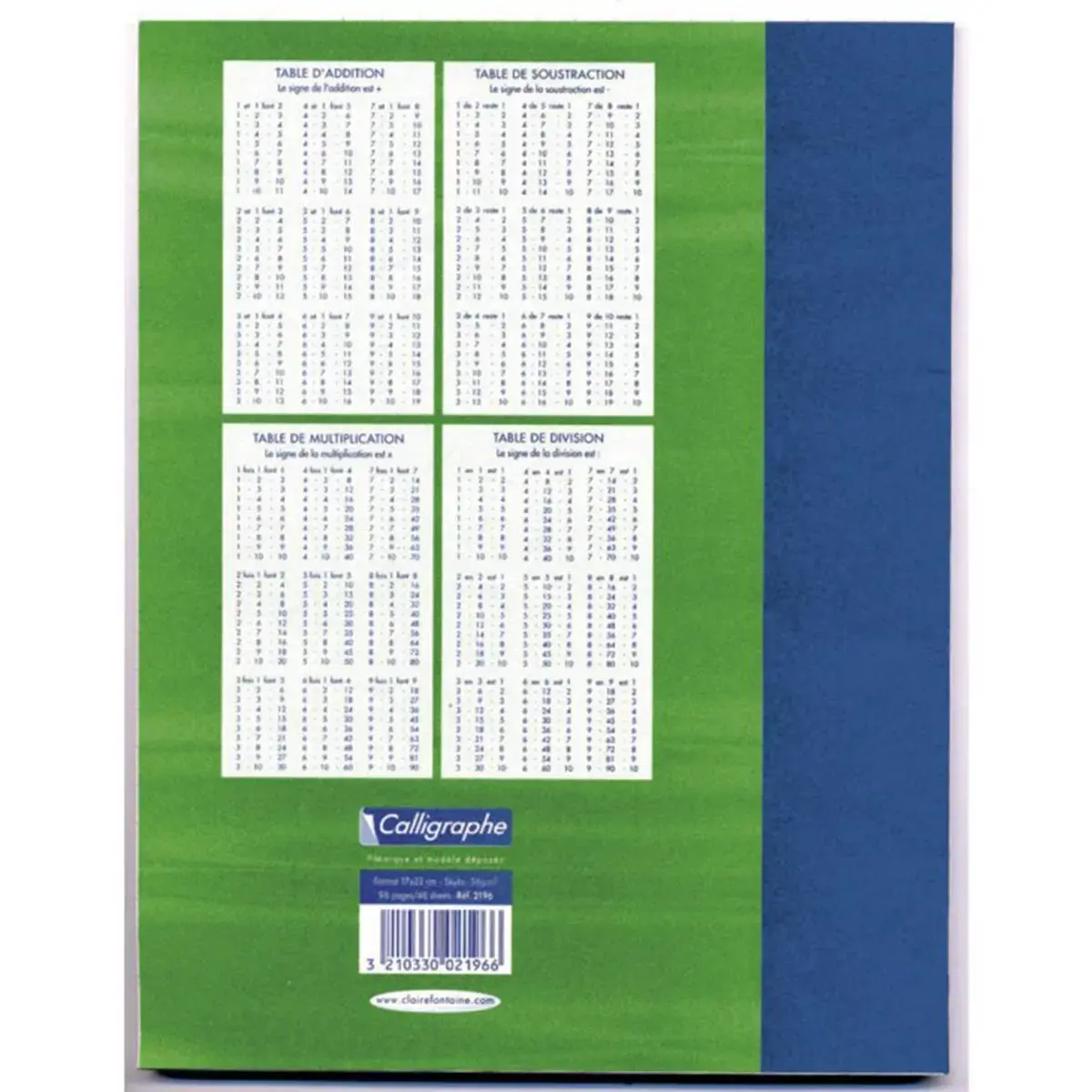 10 Cahiers de brouillon - Réglure Seyès - A5+ - 96 pages - Clairefontaine photo du produit