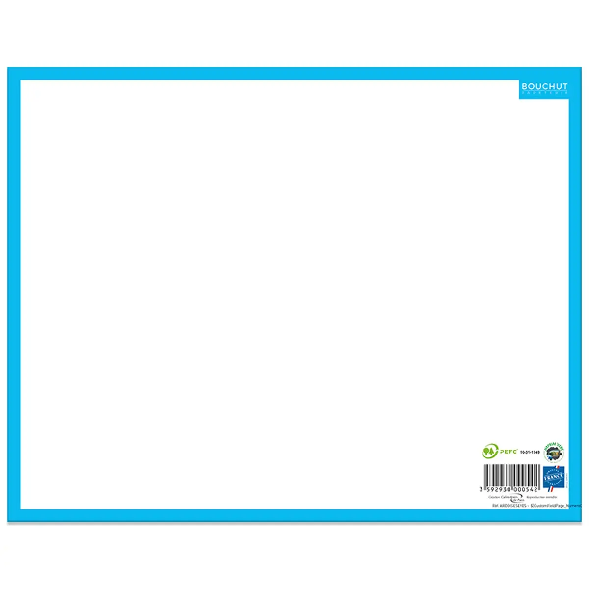 Ardoise - 1 face unie / 1 face Sey&egrave;s - 21 x 26,5 cm - Bouchut photo du produit