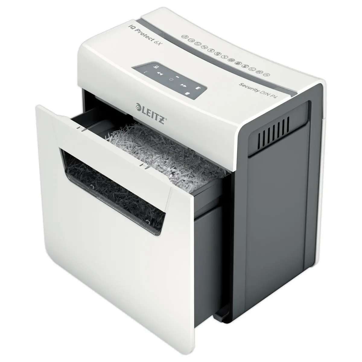 Destructeur IQ Protect 6X - Coupe croisée - 6 feuilles - 10L - LEITZ photo du produit