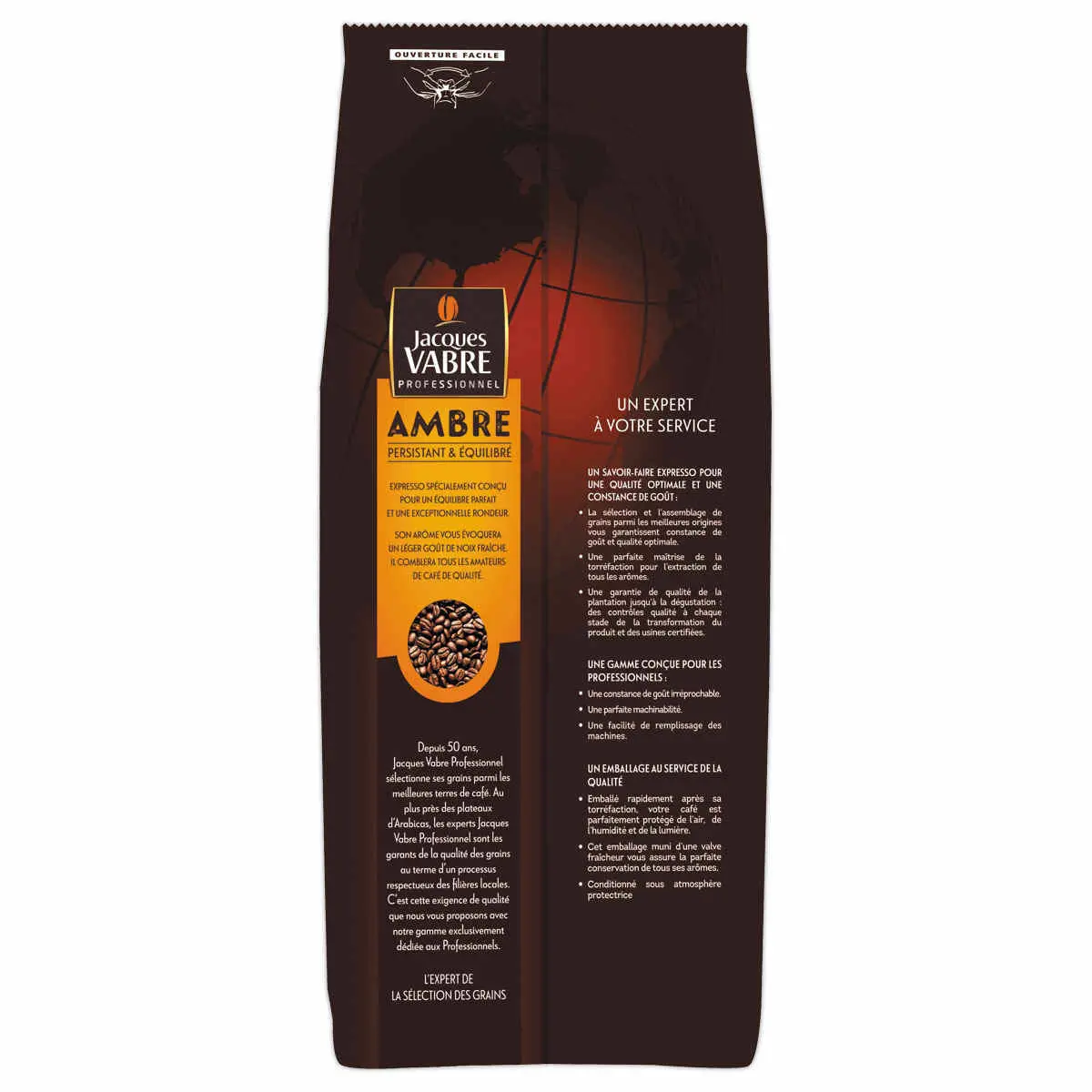 Café Grains Jacques Vabre - Equilibre - 1 kg photo du produit