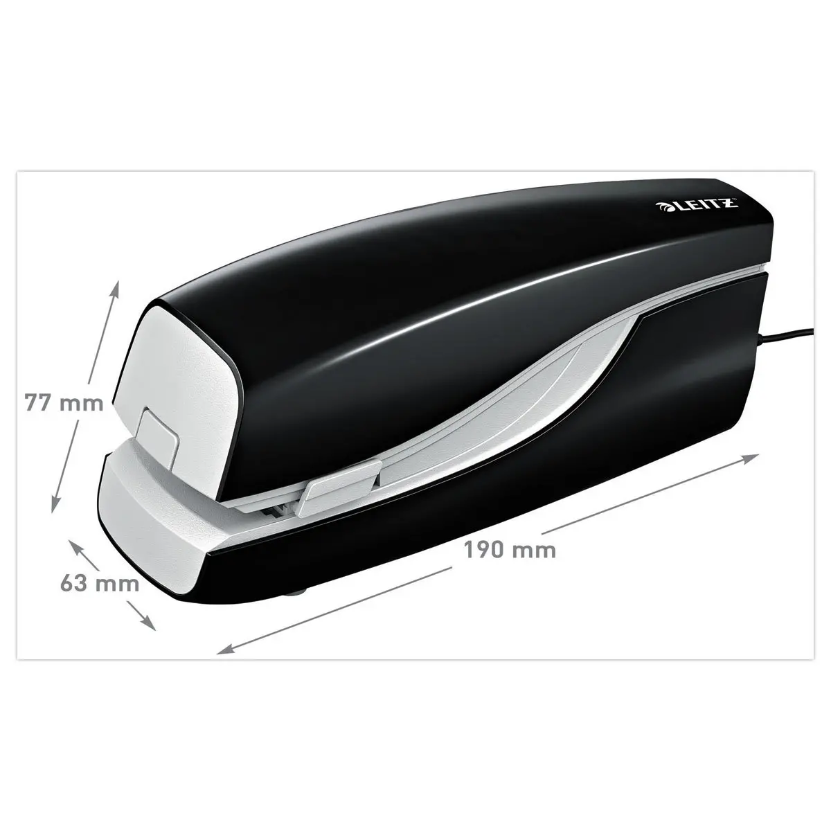 Agrafeuse &eacute;lectrique NeXXt filaire - 20 feuilles - Noir - Leitz photo du produit