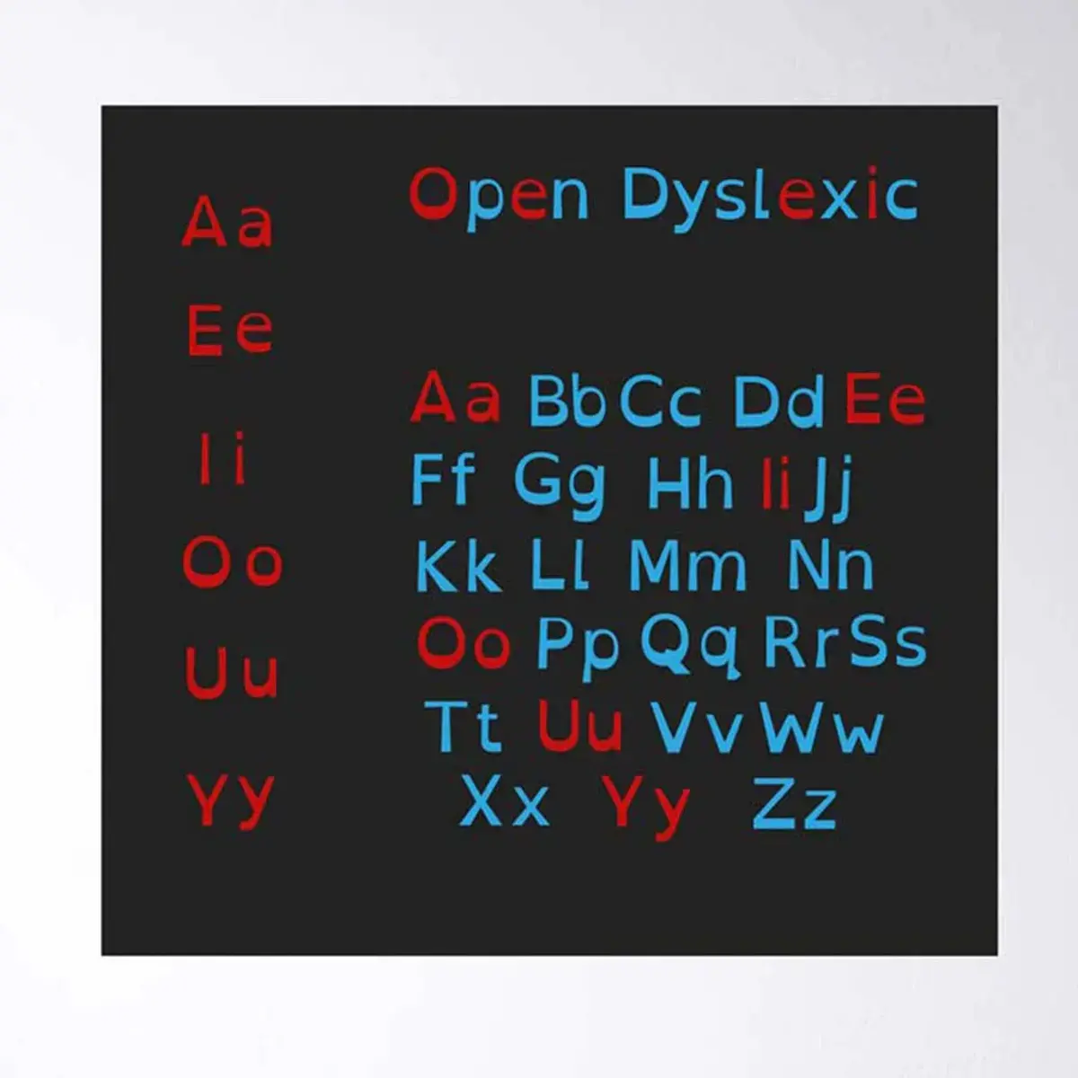 Lot de 129 lettres magn&eacute;tiques sp&eacute;ciales DYS photo du produit