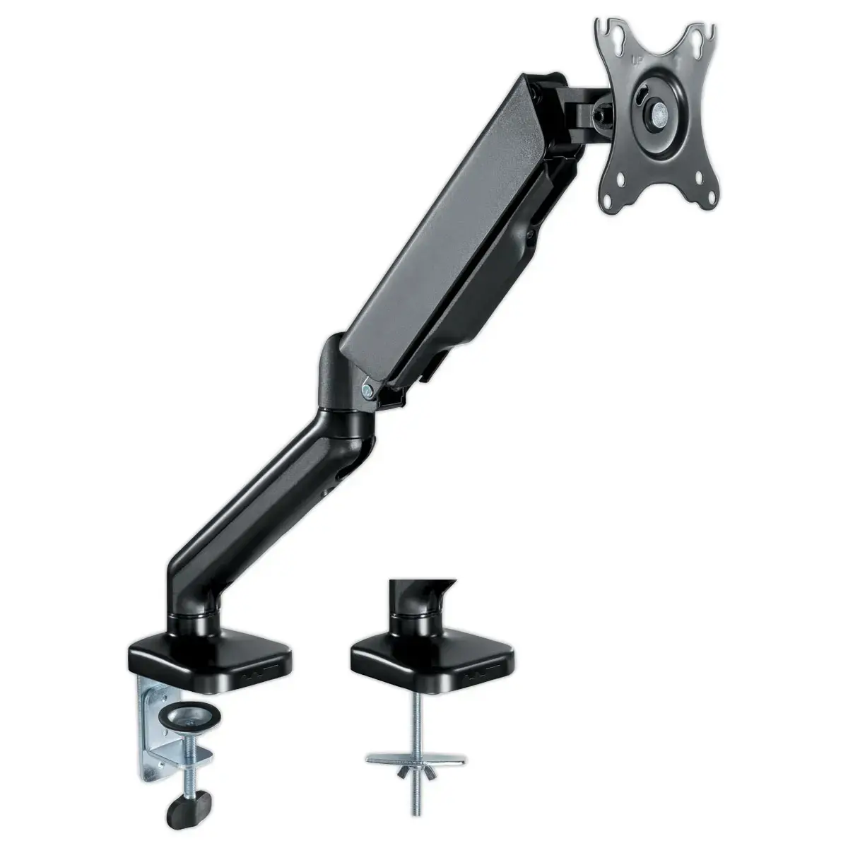 Bras porte-écran simple articulé Ergo Line Noir photo du produit