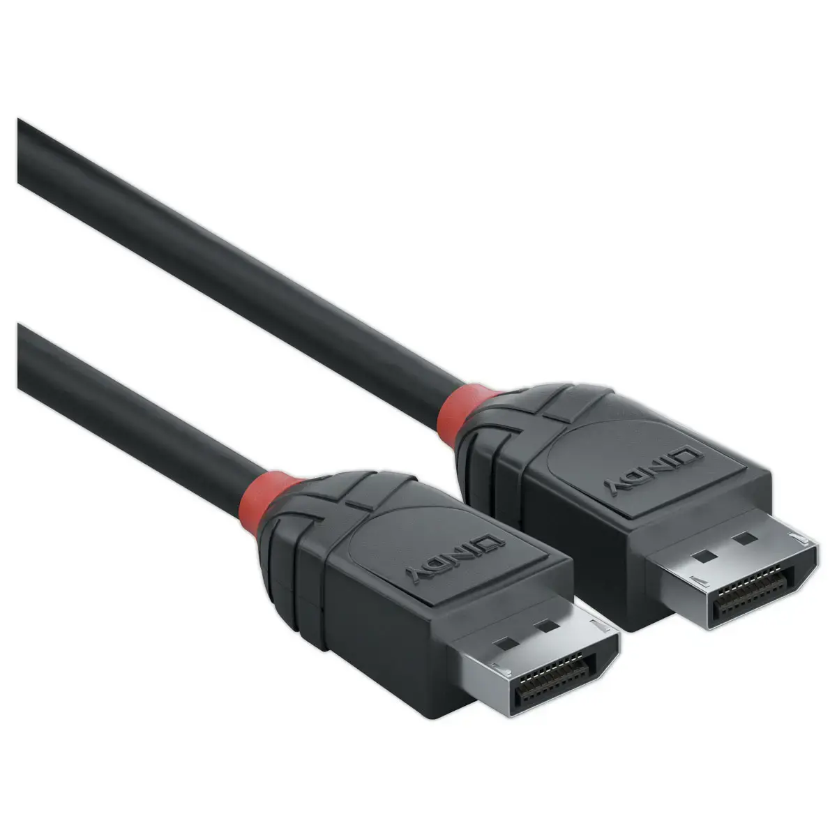 Câble DisplayPort 1.2, Black Line, 1m - LINDY photo du produit
