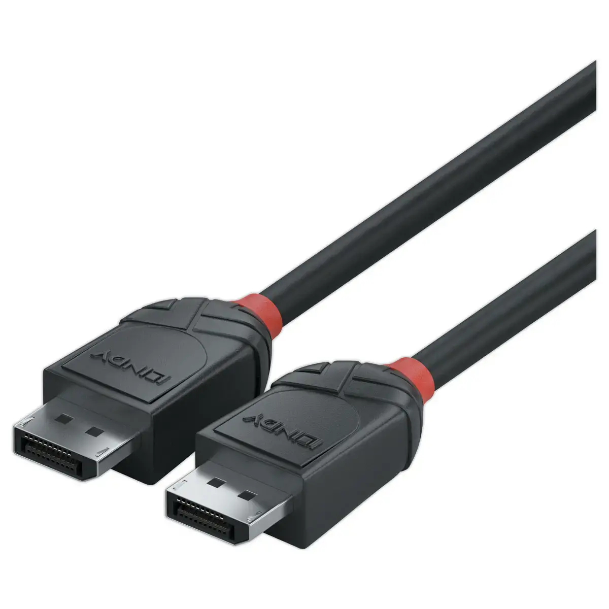Câble DisplayPort 1.2, Black Line, 1m - LINDY photo du produit