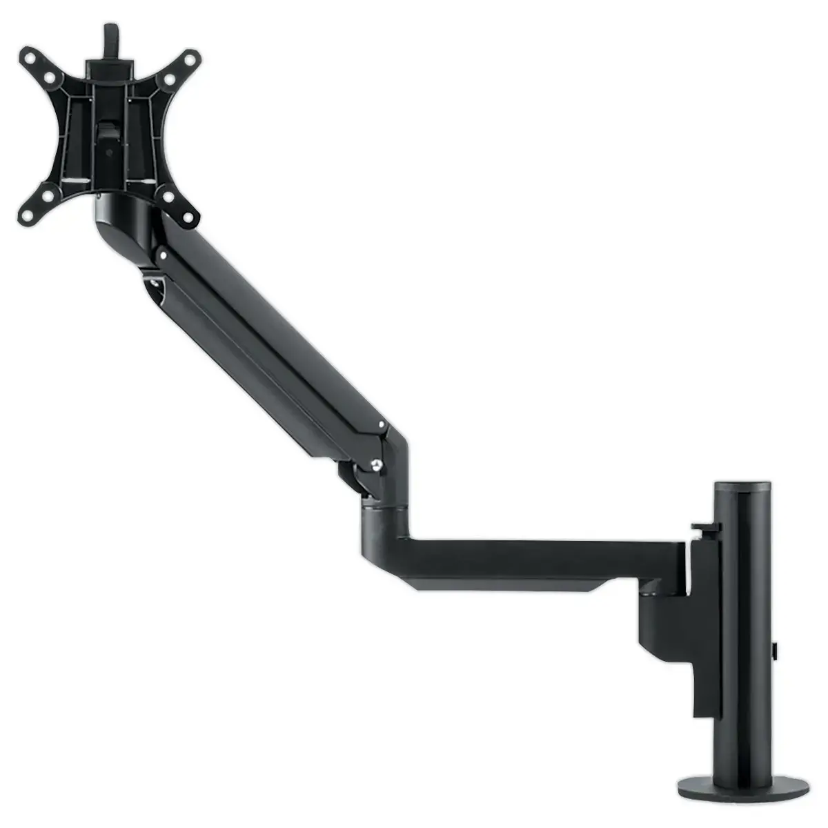 Bras porte-écran modulaire - Simple - Noir - Bakker Elkhuizen photo du produit