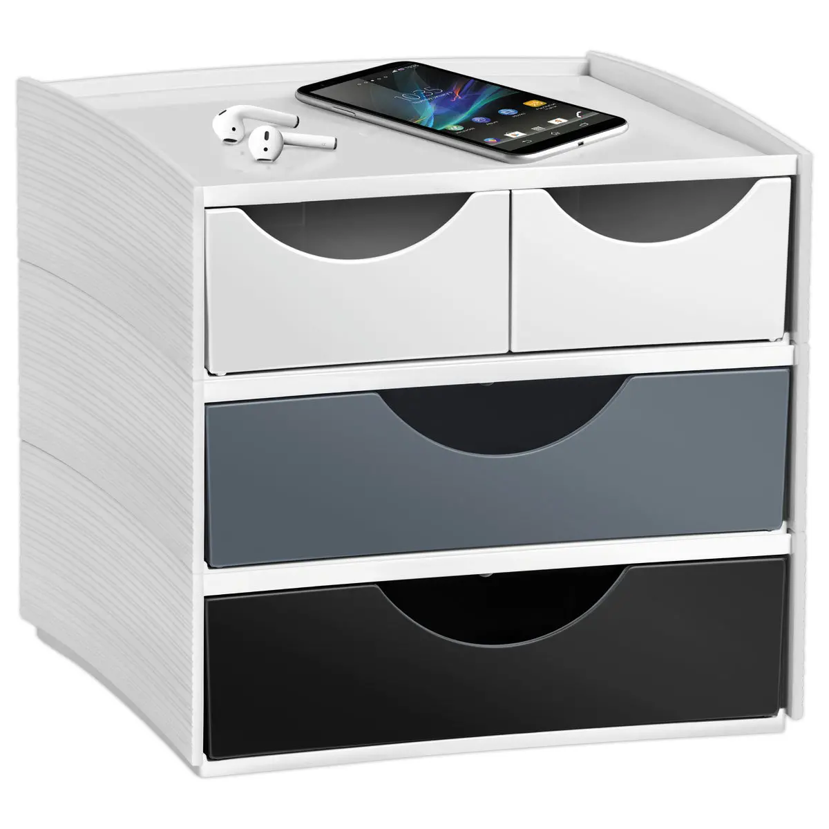 Mini module de rangement Mineral Multicolore Dim 18,6 x 18,5 H 17,5 cm photo du produit