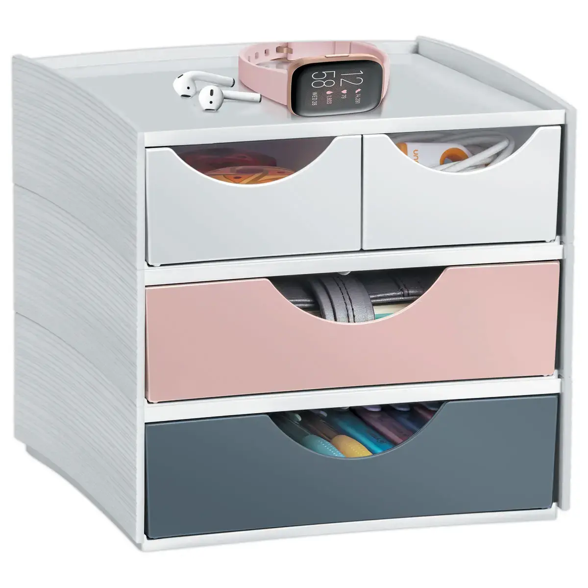 Mini module de rangement Mineral Multicolore Dim 18,6 x 18,5 H 17,5 cm photo du produit