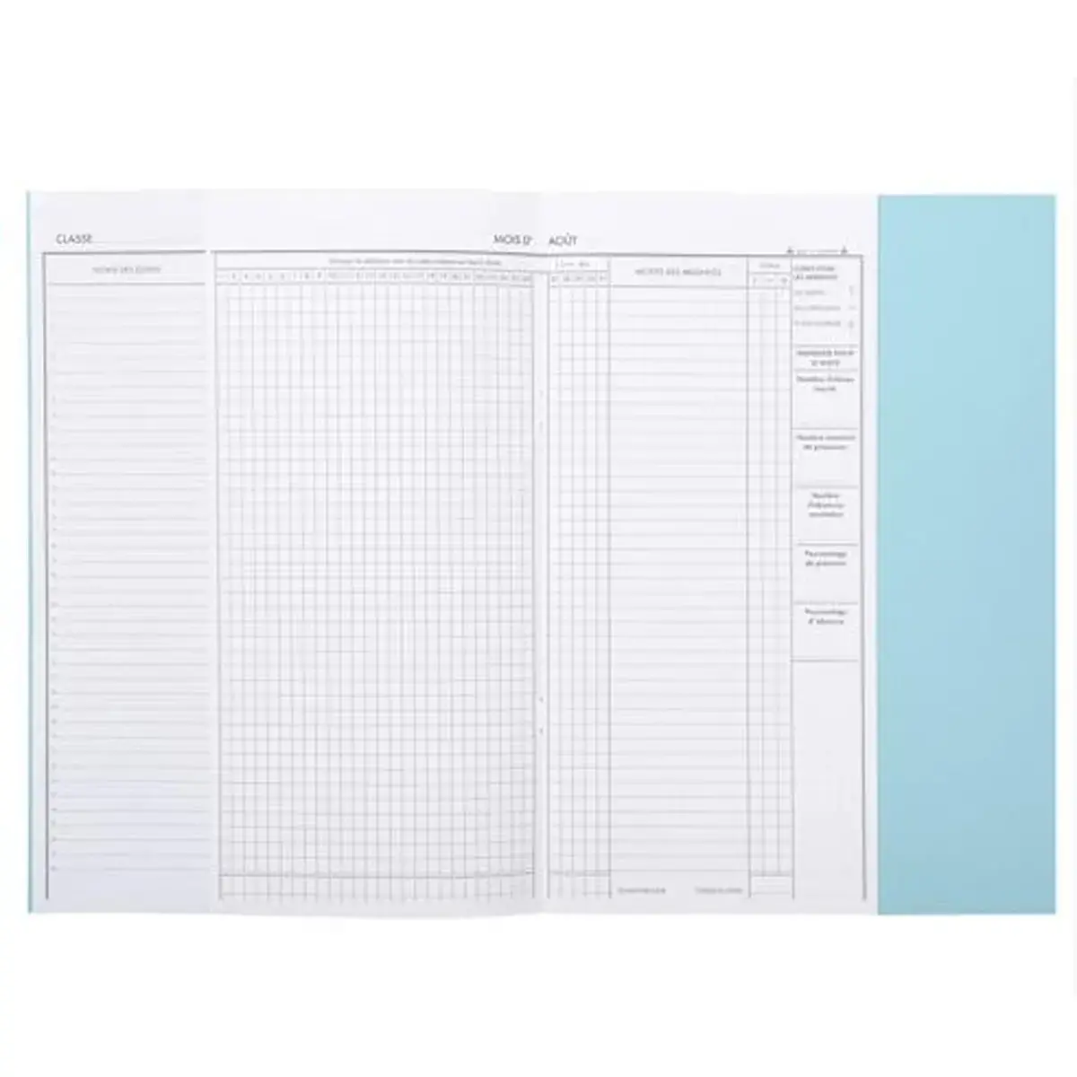 Registre annuel d'appel journalier - A4 - Vert - Exacompta photo du produit