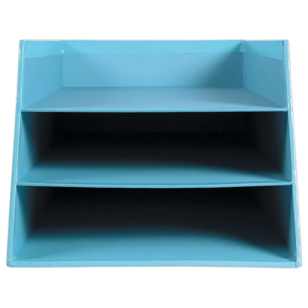 Corbeille &agrave; courrier carton - aquarel bleu clair - Exacompta photo du produit