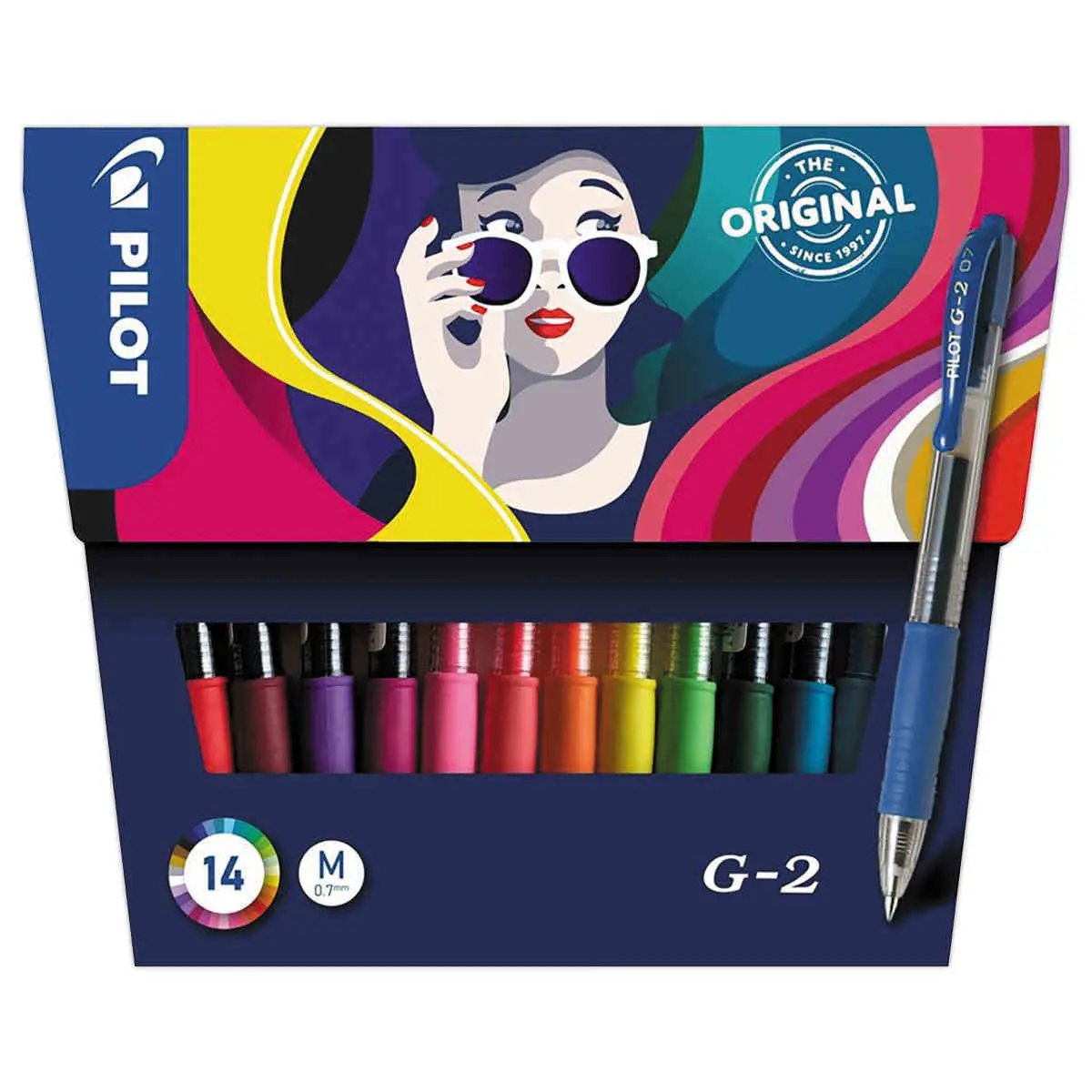 14 Stylo bille G2 - gel rétractable - PILOT photo du produit