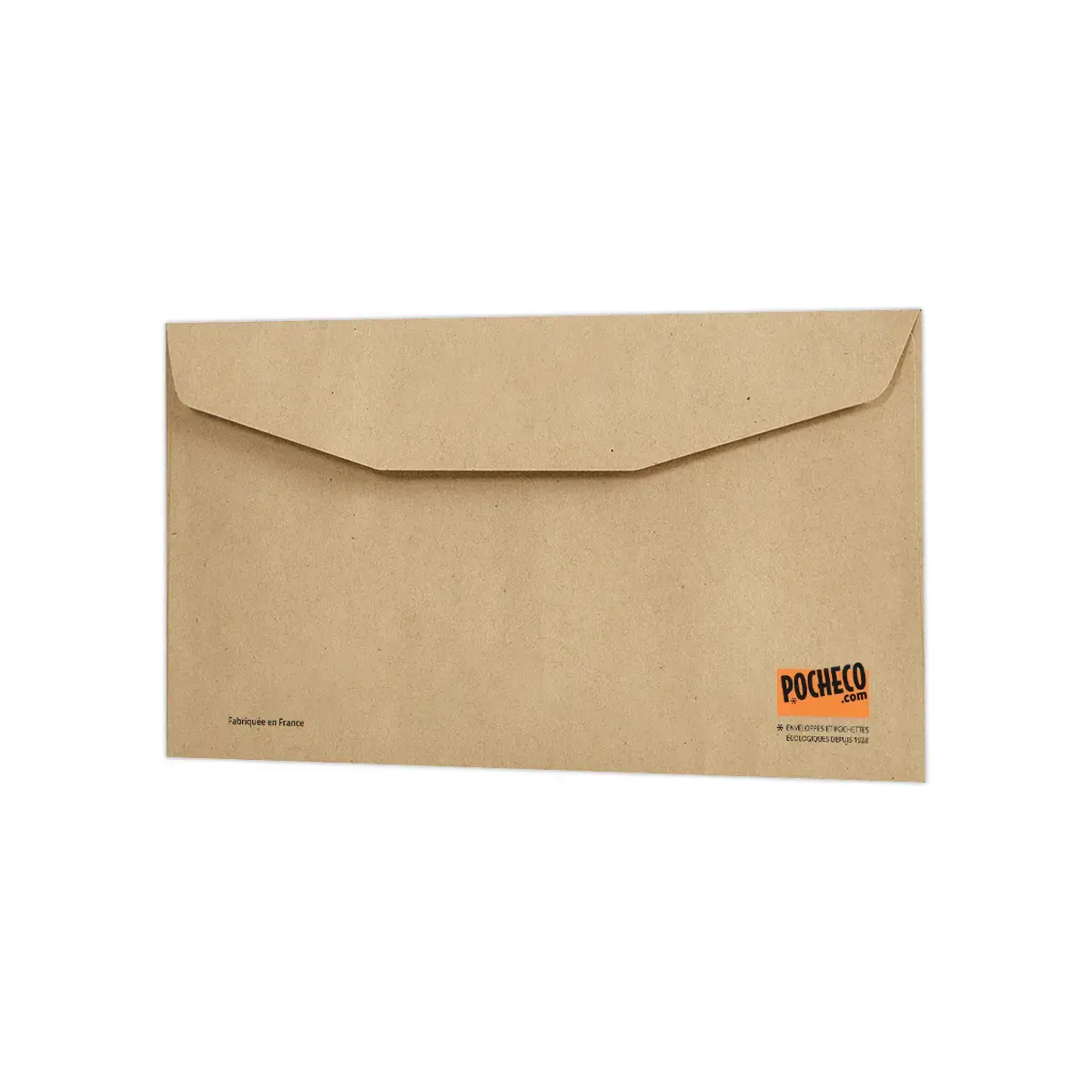 1000 Enveloppes MSP papier kraft 85g 114x229mm Fenêtre 45x100mm photo du produit