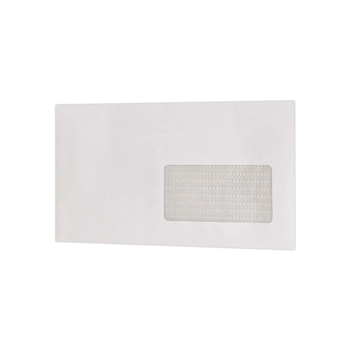 Carton de 1000 Enveloppes MSP blanches 80g 114x229mm Fenêtre 45x100mm photo du produit