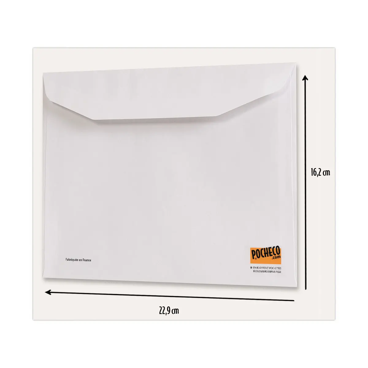 Carton de 1000 Enveloppes MSP blanches 80g 162x229mm sans fenêtre photo du produit