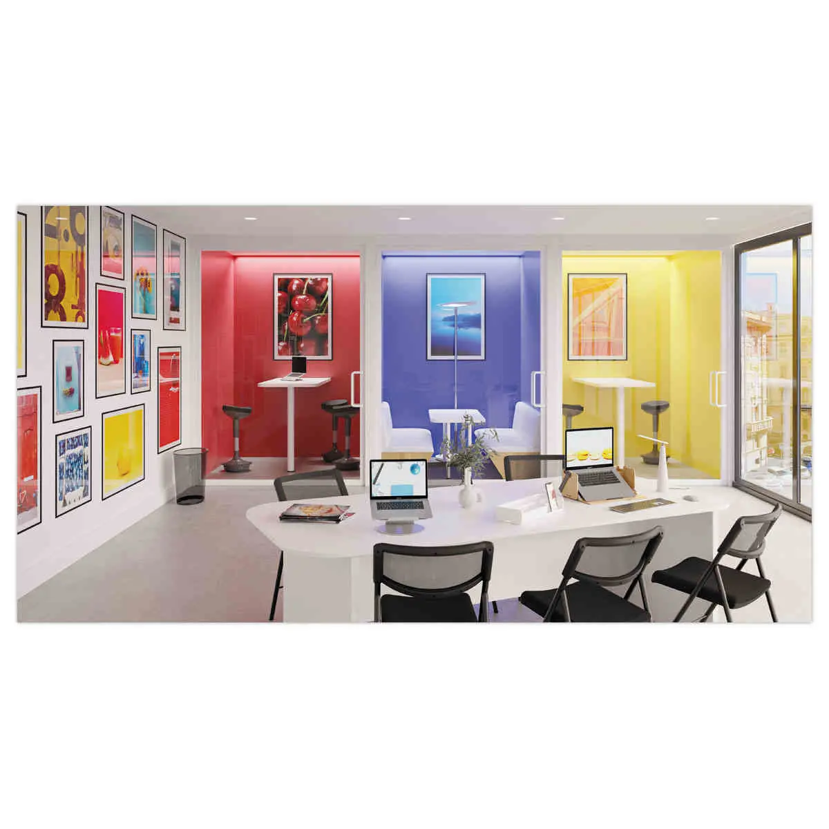 Lampe Led sans fil transportable interrupteur tactile - Blanc photo du produit