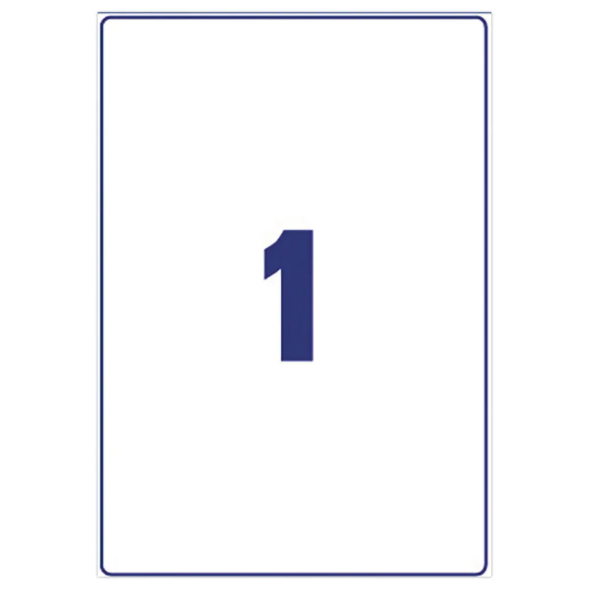 100 Planches d'&eacute;tiquettes 199,6x289,1 mm 100&eacute;tiq/bo&icirc;te photo du produit