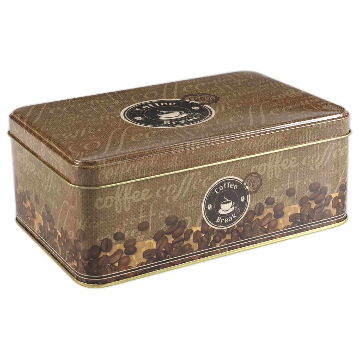 Boîte à sucre en métal photo du produit