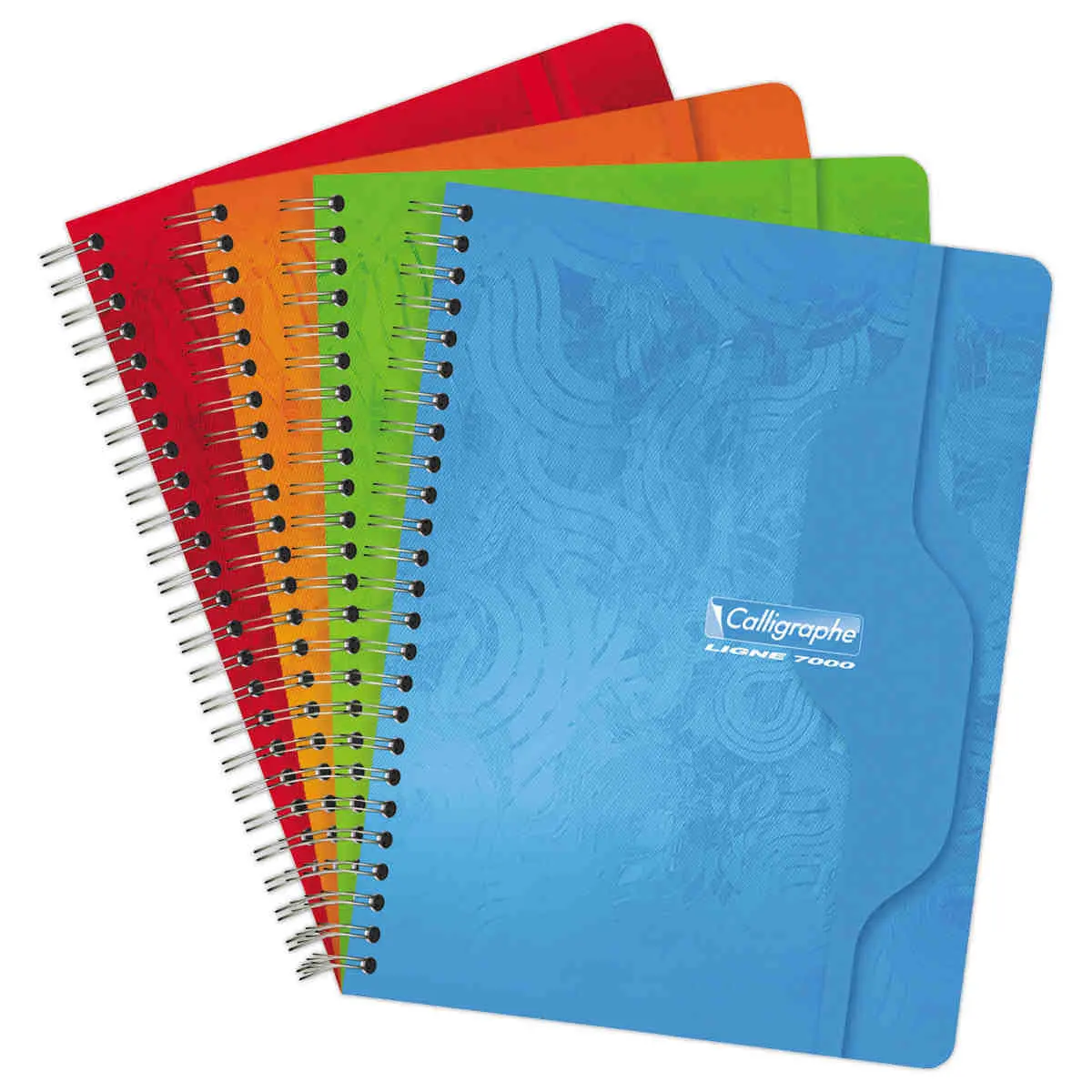 Cahier spirale - 70g - 17x22cm -180 pages - CALLIGRAPHE photo du produit