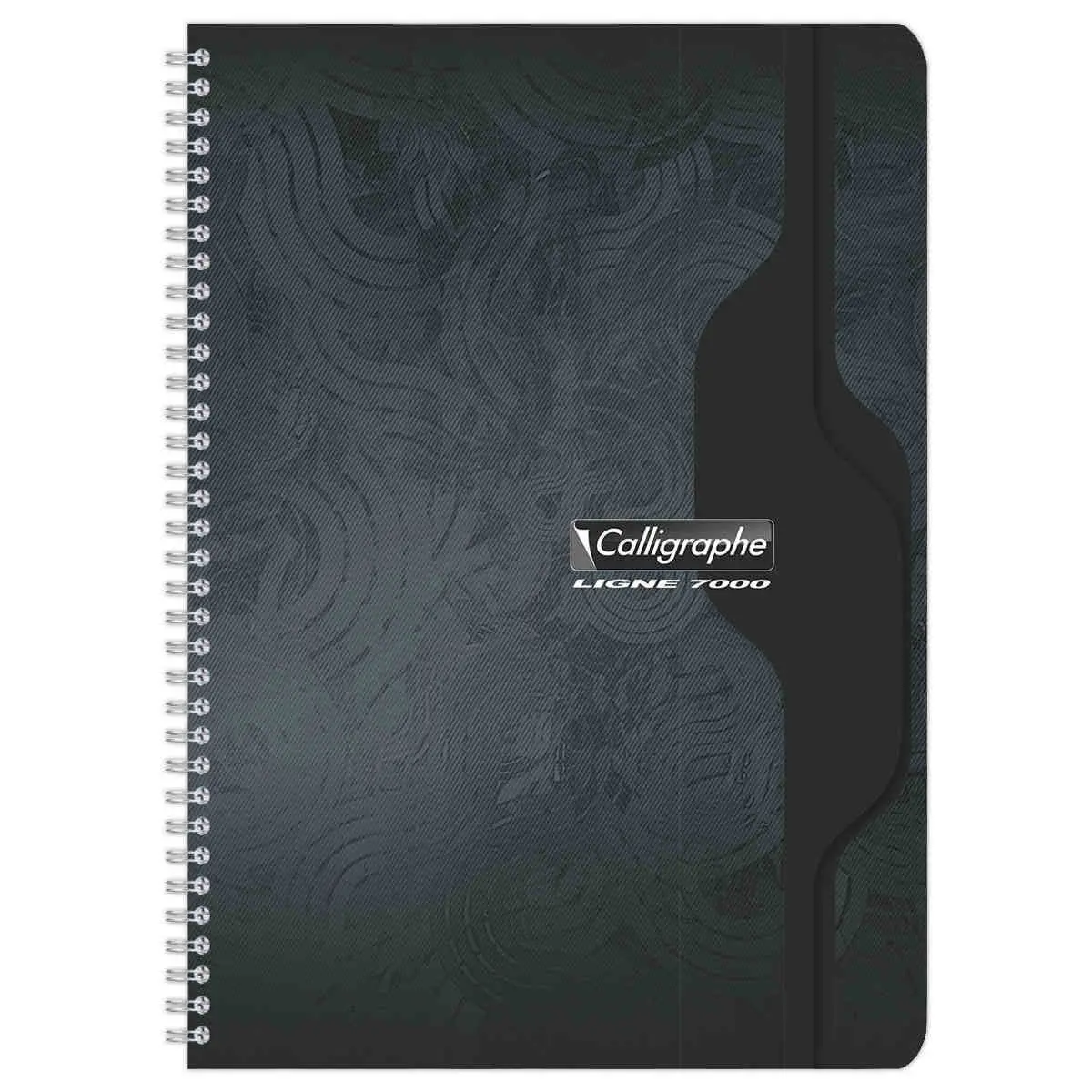 Cahier spirale - 70g - A4 - 5x5 - 180 pages - assortis - CALLIGRAPHE photo du produit