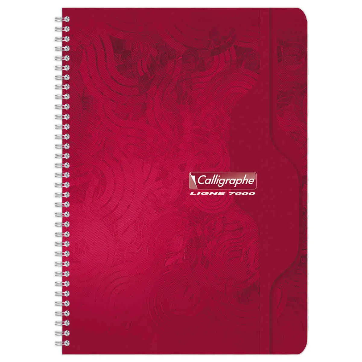 Cahier spirale - 70g - A4 - 5x5 - 180 pages - assortis - CALLIGRAPHE photo du produit