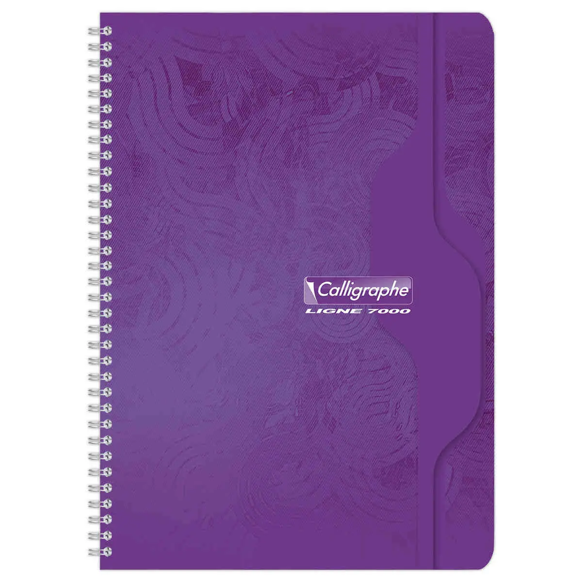 Cahier spirale - 70g - A4 - 5x5 - 180 pages - assortis - CALLIGRAPHE photo du produit