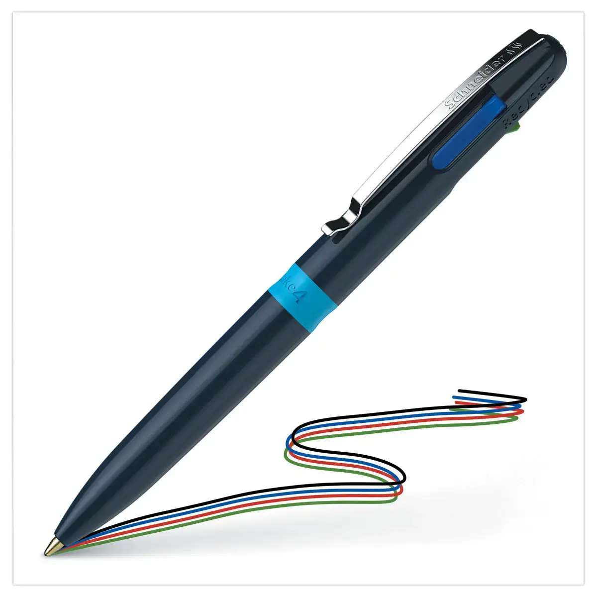 14 Stylos 4 Couleurs - Pointe 1 Mm - 7 Coloris Pastel - Rétractable - Pour école, Bureau, Maison