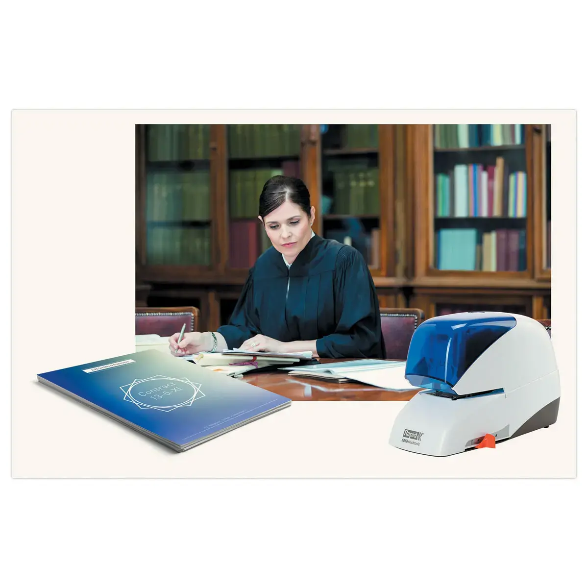 Agrafeuse électrique Rapid 5050 - bleu photo du produit