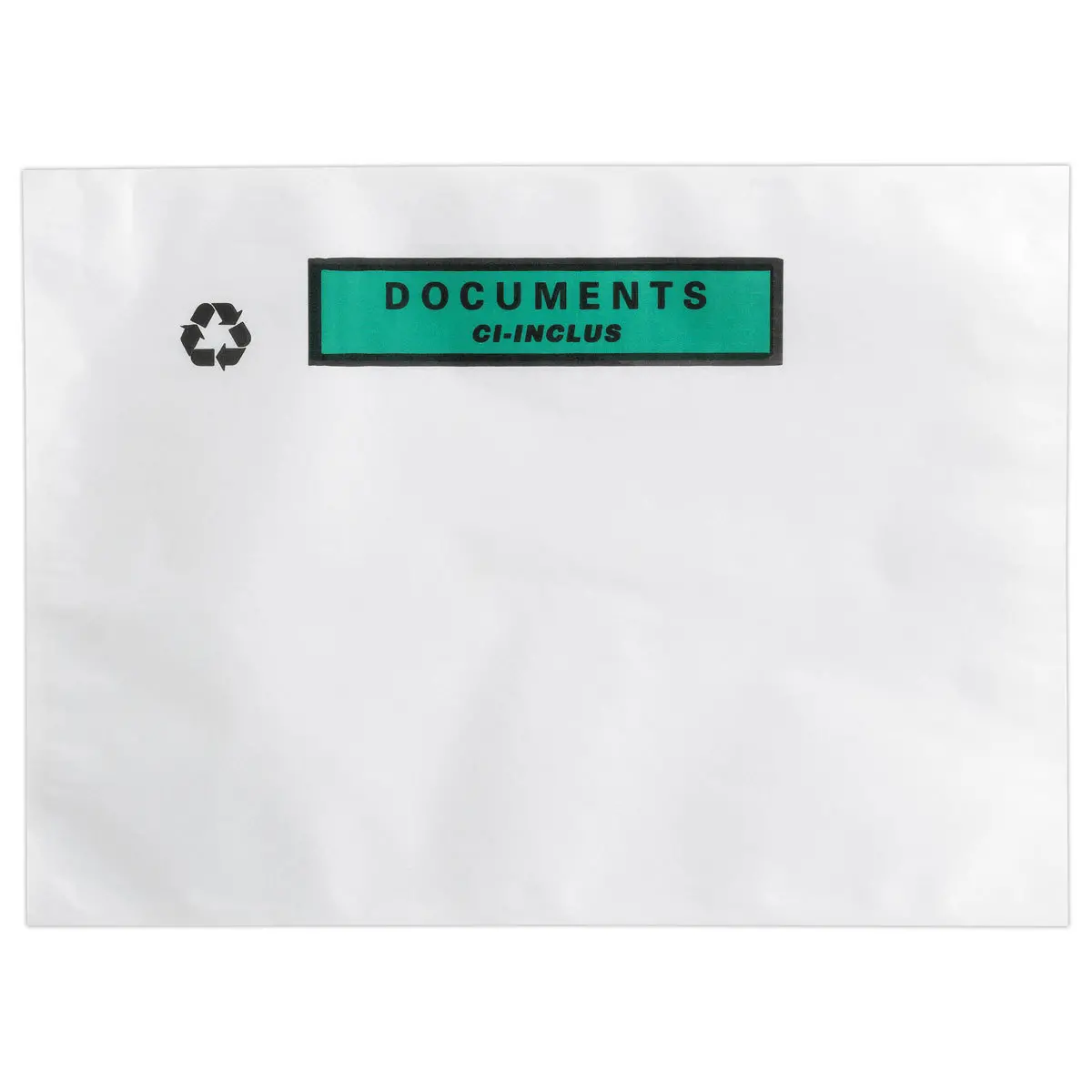 500 Pochettes adhésives Kraft "Documents ci-inclus" 330 x 262 mm photo du produit