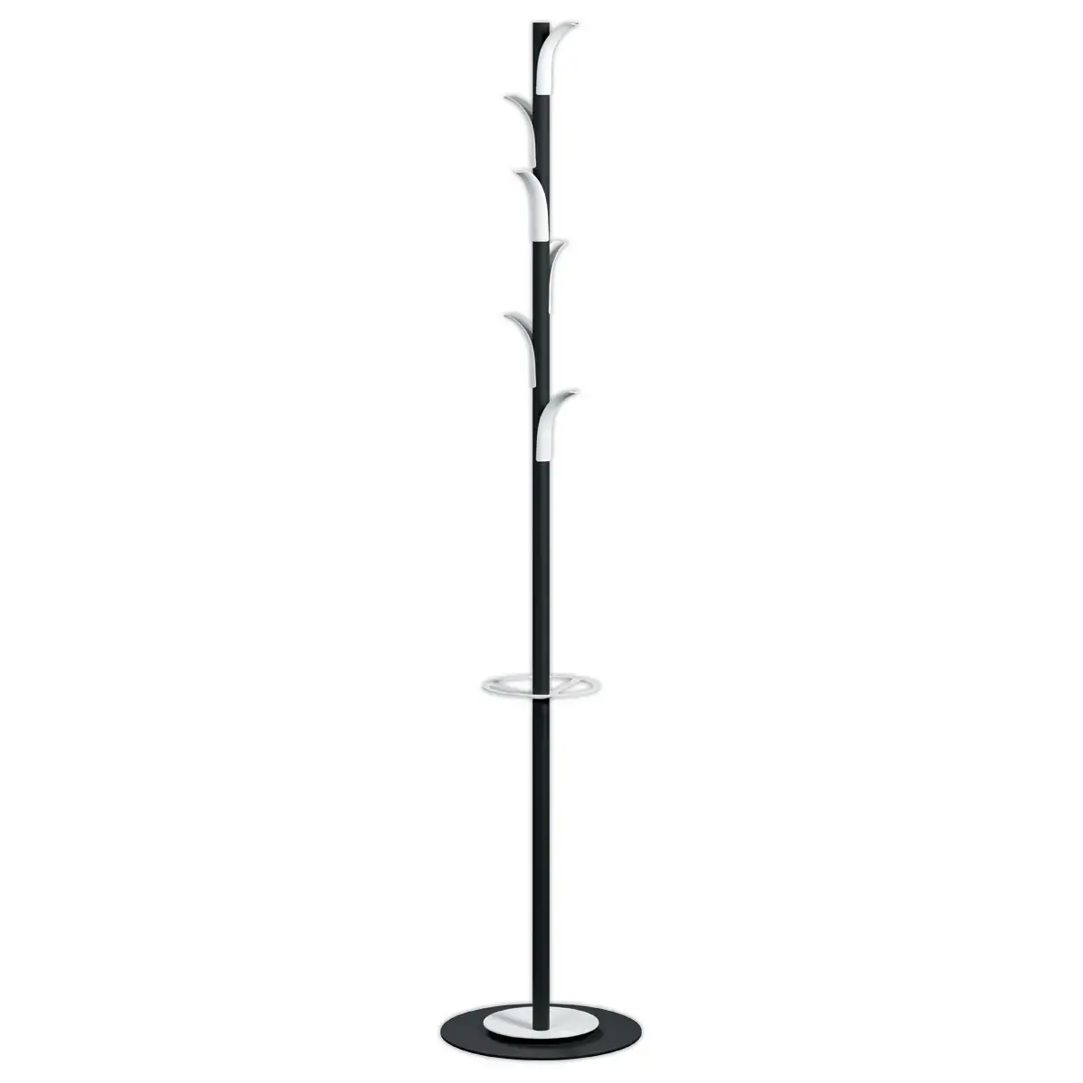 Portemanteau 6 pat&egrave;res - noir/blanc photo du produit