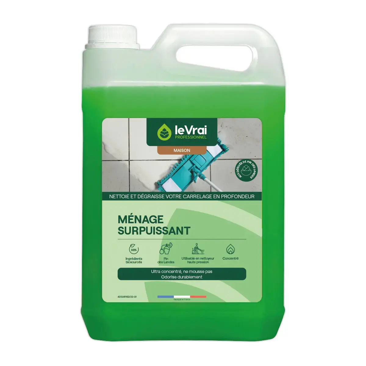 Nettoyant sols et surfaces MENAGE SURPUISSANT 5L photo du produit