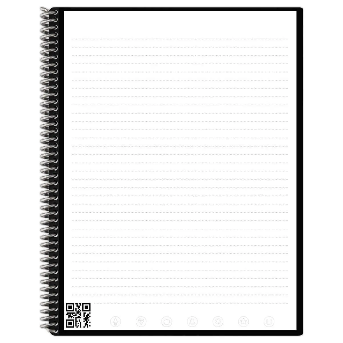 Cahier connecté et réutilisable à l'infini Rocketbook Core Executive - A5 - Bleu foncé - 36 pages - ROCKETBOOK photo du produit