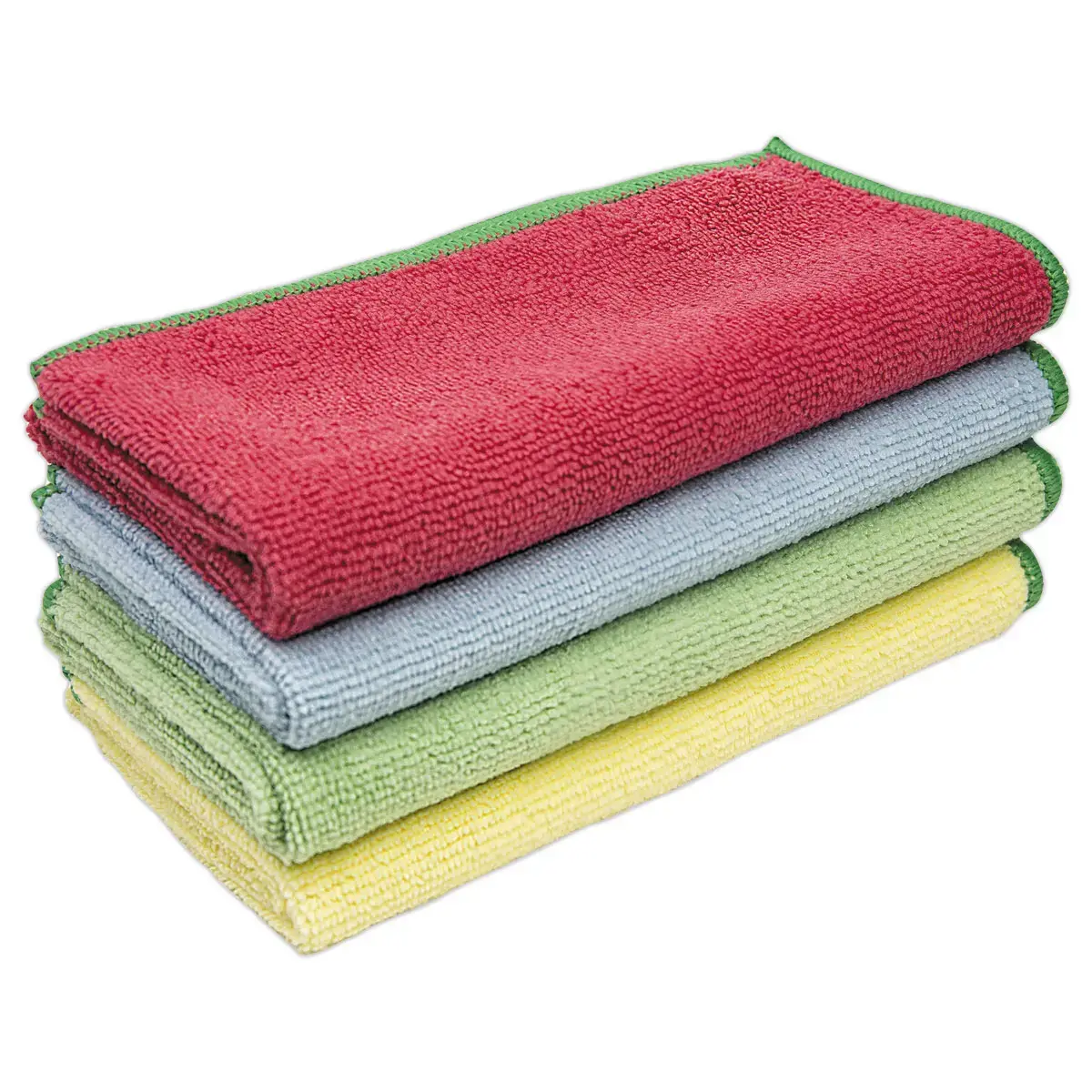 Lavette en microfibre - 40 x 40 cm - Rouge - Greenspeed photo du produit