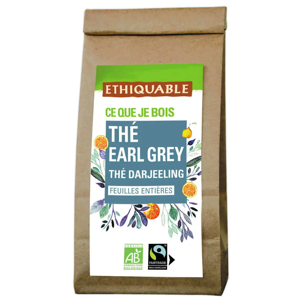 Boîte de thé vrac Earl Grey 100g photo du produit