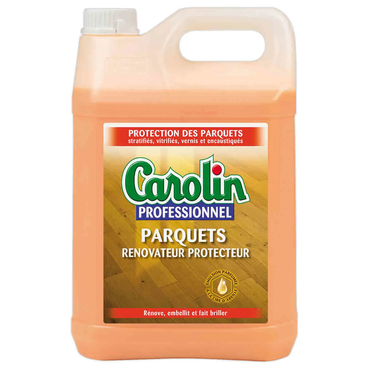 Rénovateur protecteur parquets CAROLIN5L photo du produit