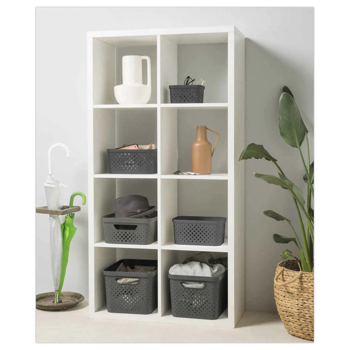 Panier de rangement Pixel 1.5L gris SUNDIS photo du produit