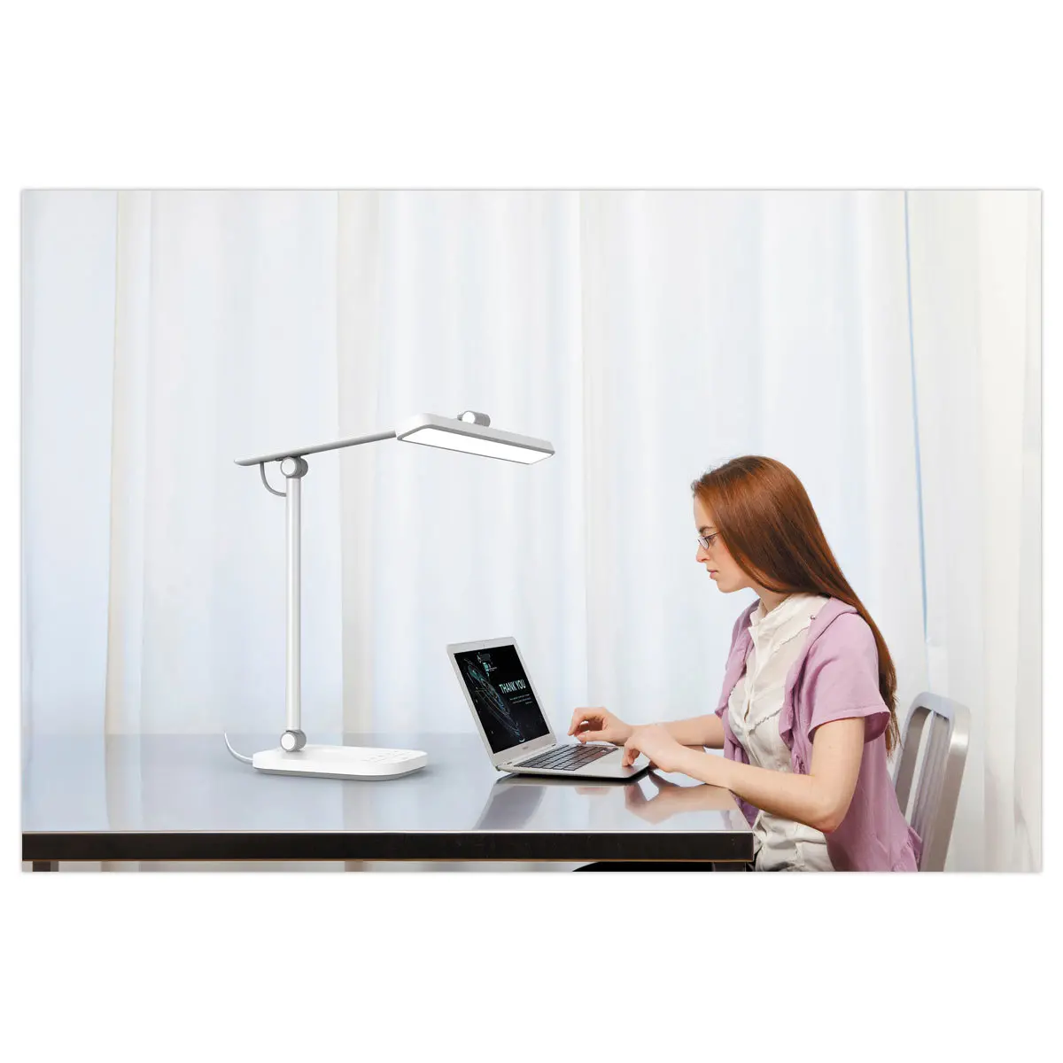 Lampe de bureau PURELINE – Blanc - UNILUX photo du produit