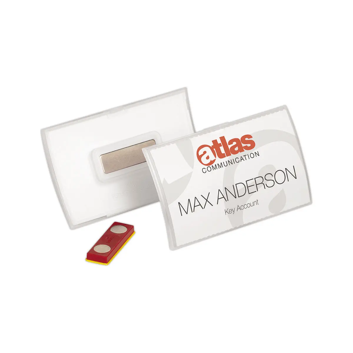 10 Porte-badge à aimant ClickFold Fix Plus 9x5,4 cm DURABLE photo du produit