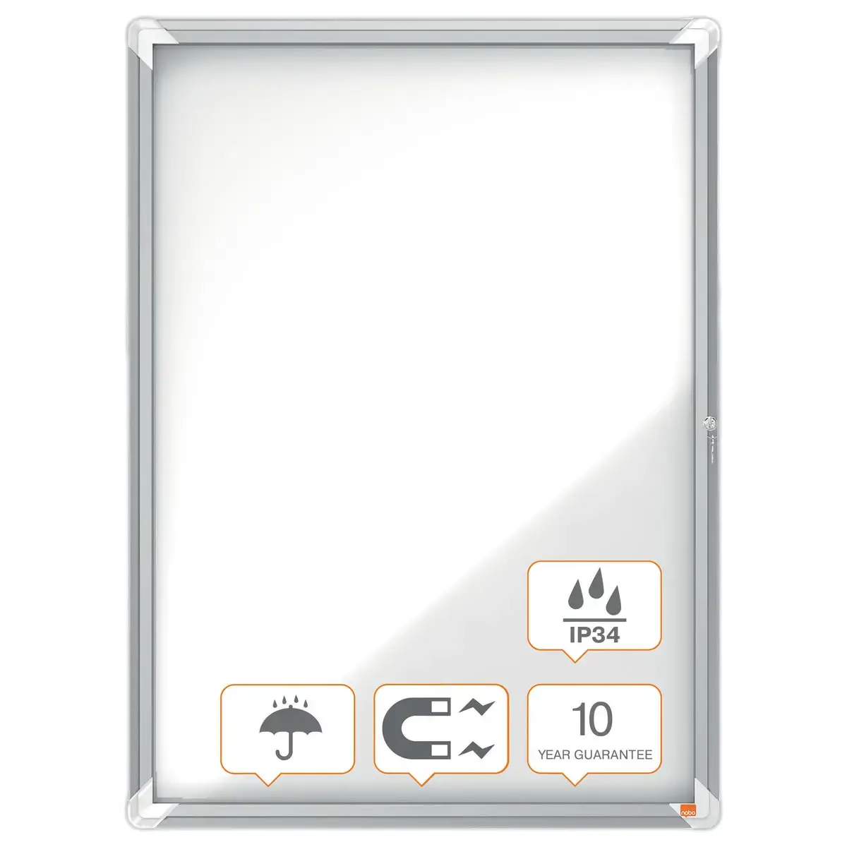 Vitrine d'ext&eacute;rieur magn&eacute;tique Premium Plus  - 9 x A4 - NOBO photo du produit