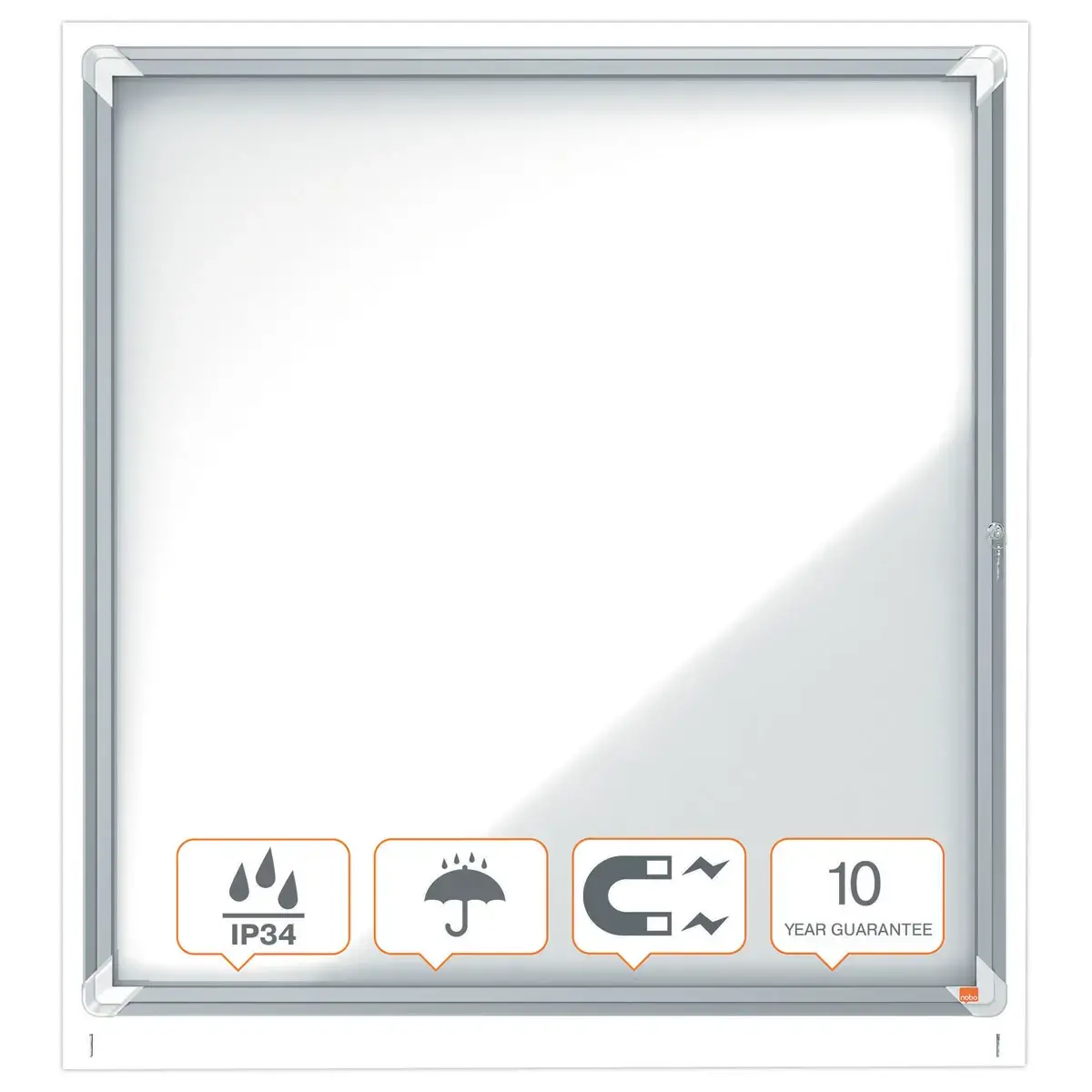 Vitrine d'extérieur magnétique Premium Plus  -12 x A4 - NOBO photo du produit