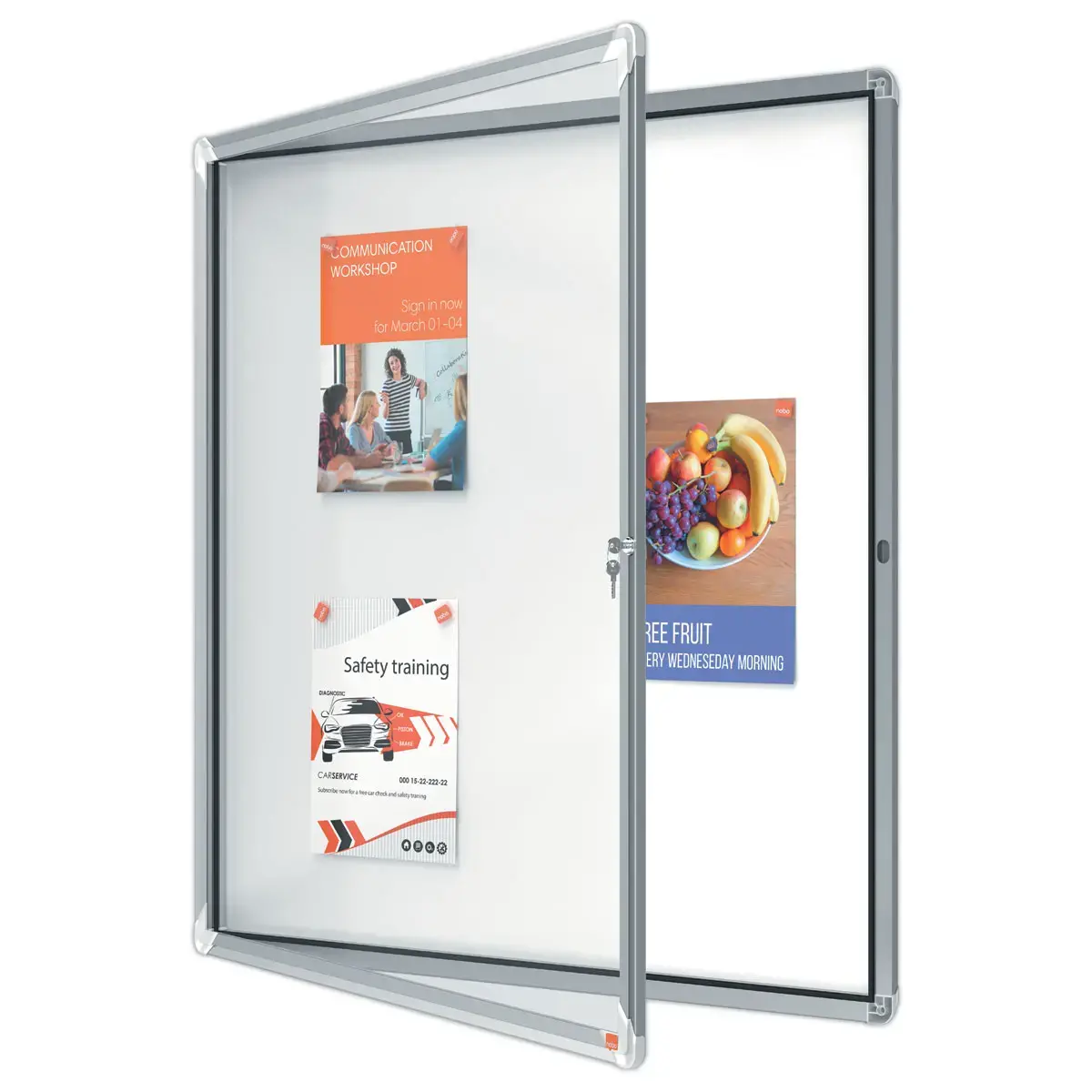 Vitrine d'extérieur magnétique Premium Plus  -12 x A4 - NOBO photo du produit