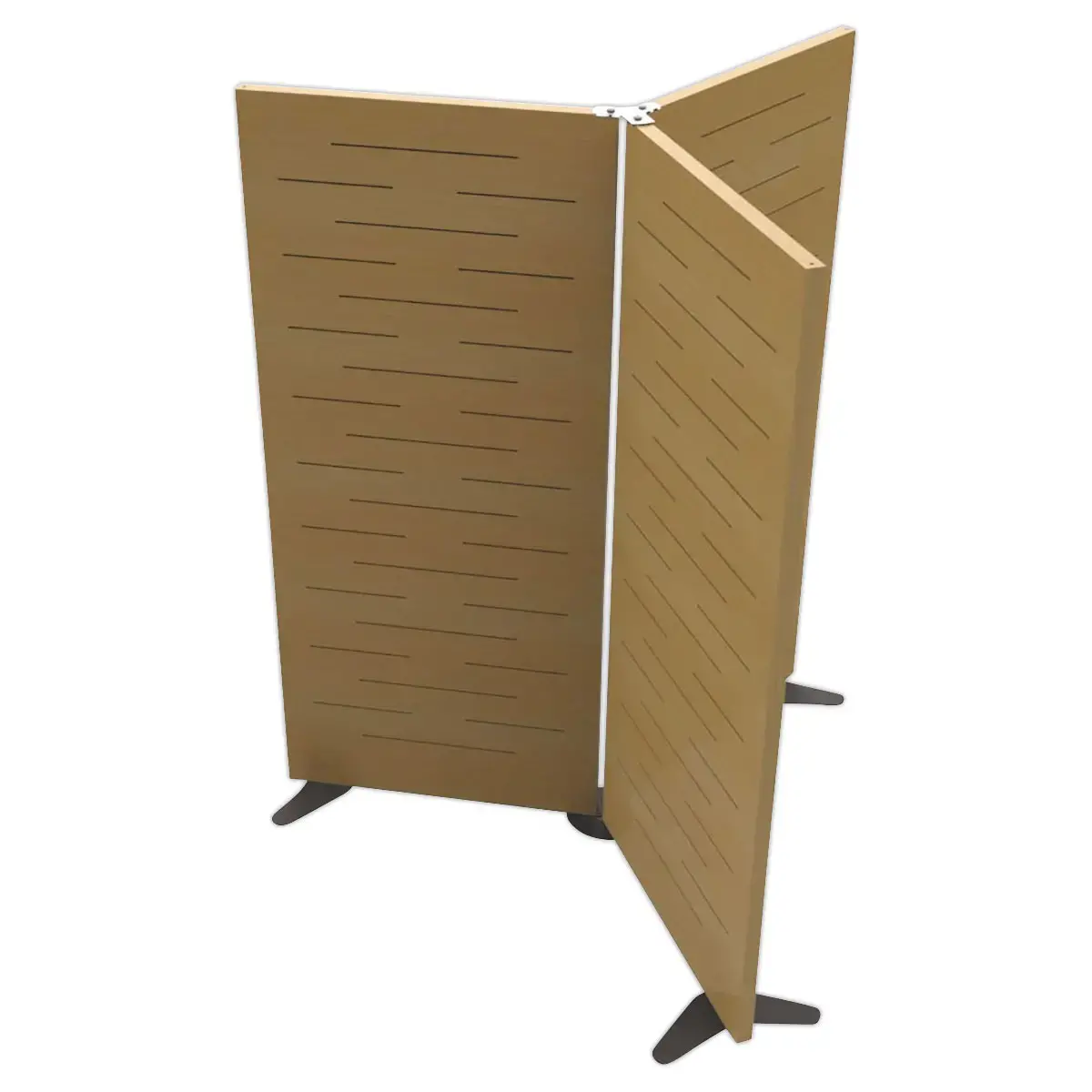 Cloison acoustique Hêtre H180cm montée photo du produit